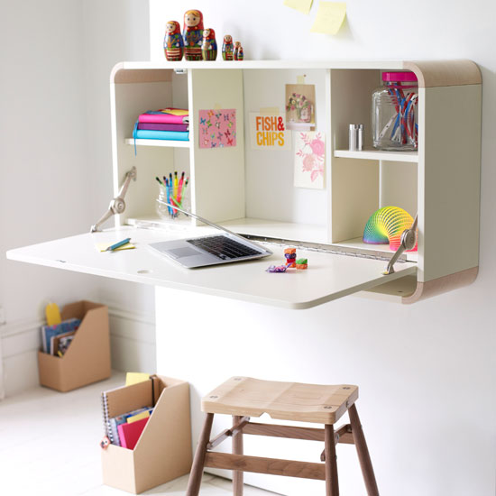 Fold-away desk | Bedroom ideas for teenage girls | Decorating ideas for girls rooms | PHOTO GALLERY | Housetohome