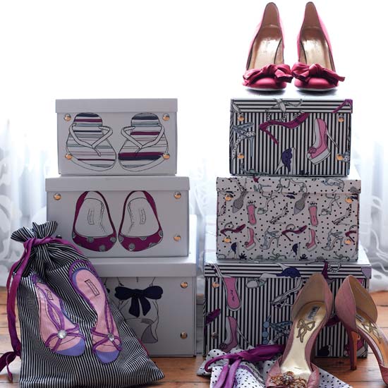 Funky shoe box storage | Bedroom ideas for teenage girls | Decorating ideas for girls rooms | PHOTO GALLERY | Housetohome