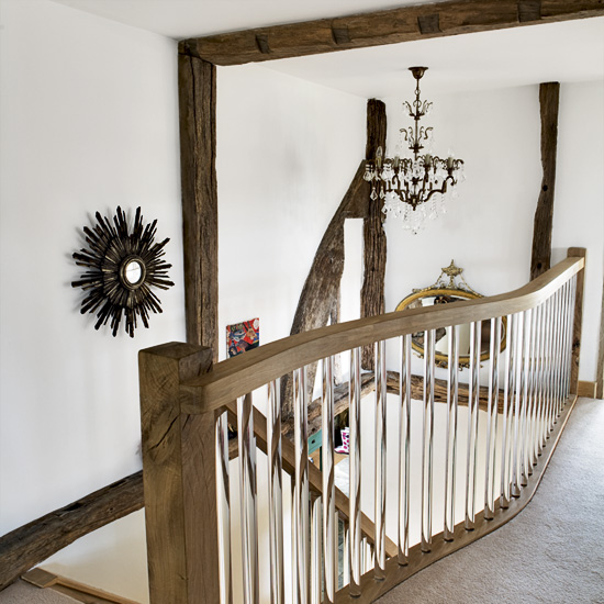 Country hallway with beams | Hallway decorating | Image | Housetohome.co.uk