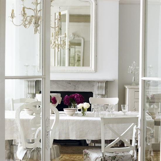 Classic French-style dining room