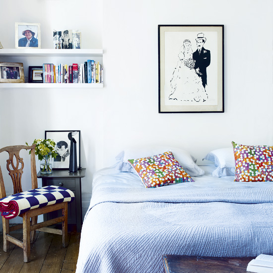 Eclectic bedroom | Bedroom accessories | Cushions | housetohome.co.uk