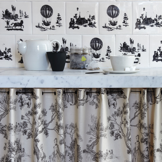 Monochrome utility room
