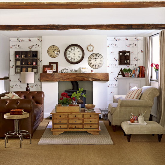 Quirky country living room