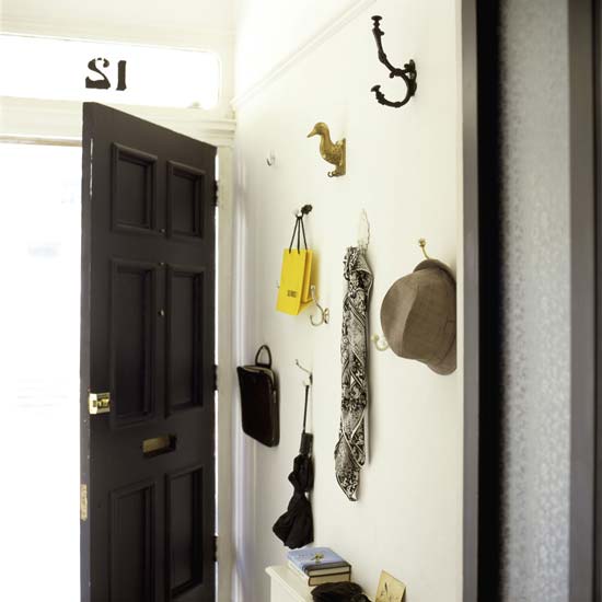 Modern hallway hooks | Hallway ideas | Hallway | Image | housetohome.co.uk