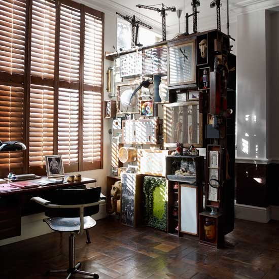 Quirky modern home office Quirky modern home office | Home office design | Storage | Image | Housetohome.co.uk