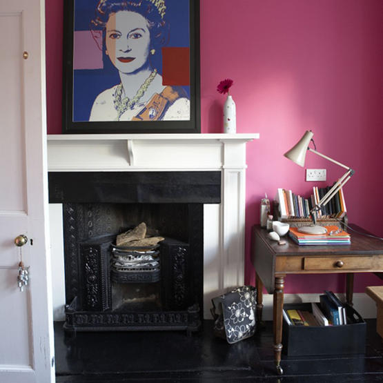 Pink modern living room Pink modern living room | Living room idea | Print | Image | Housetohome.co.uk
