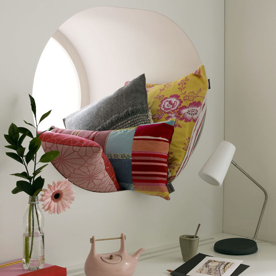 Modern window cushions | Living room idea | Soft furnishings | Image | Housetohome.co.uk