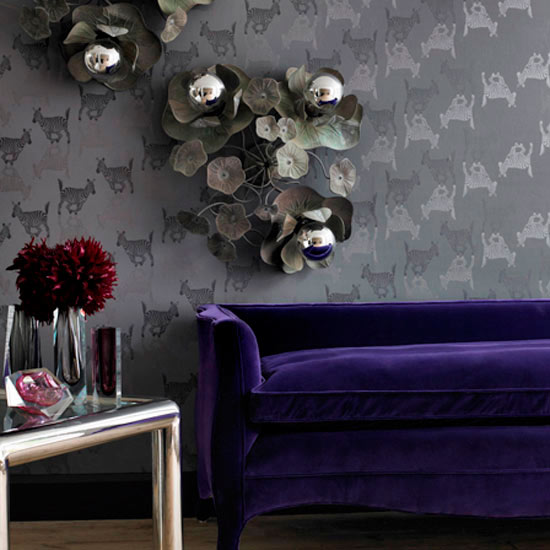 Zebra print | Wallpaper | Wallpaper ideas | PHOTO GALLERY | Housetohome.co.uk