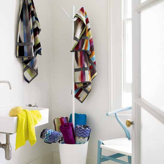 Patterned towels | Bathroom finishing touches | Bathroom accessories | PHOTO GALLERY | Housetohome
