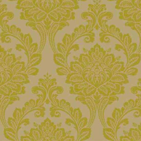 Arthouse Vintage Astoria damask wallpaper in green from Homebase