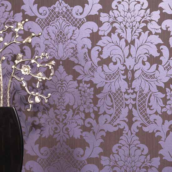 Damask wallpapers | Feature wallpaper | Statement wallpaper | image | Housetohome