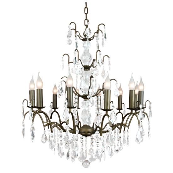 French style bronze 12-branch chandelier from Decorexi