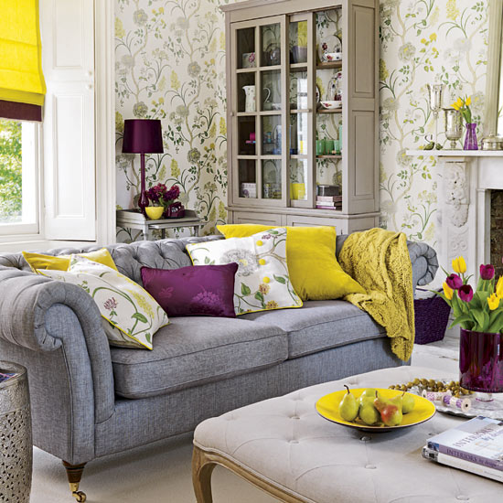 Buttercup and plum living room | Living room | Living rooms - best of 2010 | Living room design ideas | PHOTO GALLERY | Housetohome