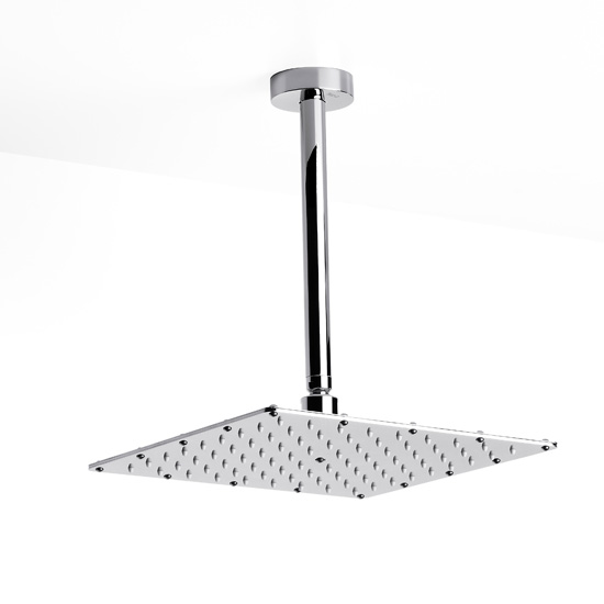 Vintage extra large square showerhead from Roca Showerheads | Bathrooms | Showers | PHOTO GALLERY | Housetohome.co.uk