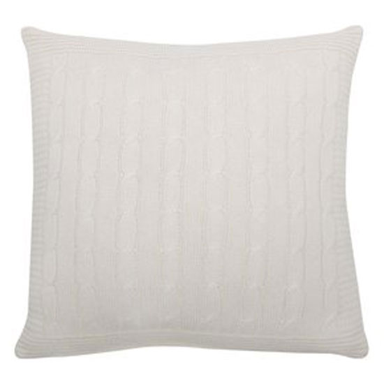 Luxury cable knit cushion from M&Co