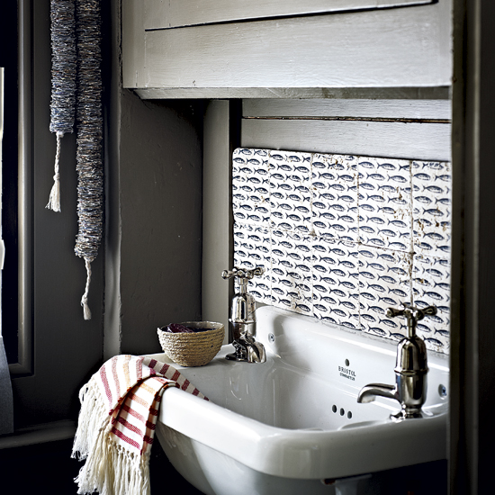 Rustic utility room sink