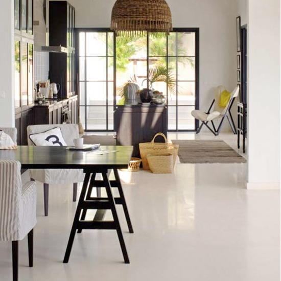 Light and airy kitchen-diner | Open-plan | Dining room ideas