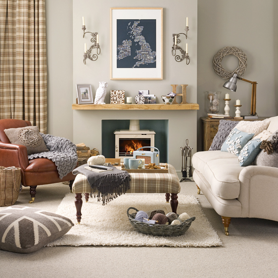 Relaxed country living room