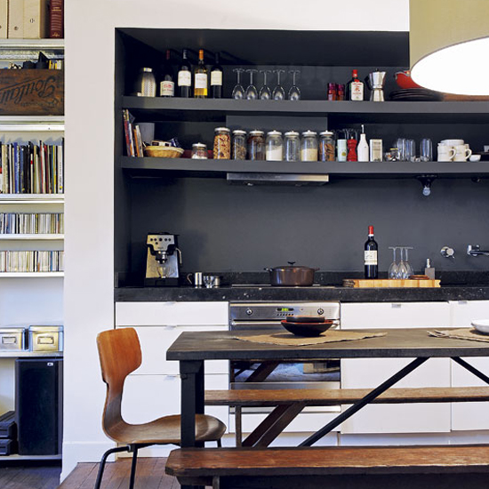 Black kitchen storage | Kitchen designs - best of 2010 | kitchen ideas | kitchen-diners | PHOTO GALLERY