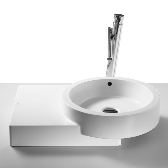 Crystal countertop basin from Homebase Bathroom basins housetohome.co.uk