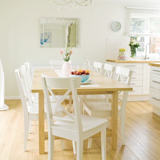 White family kitchen-diner | Best dining rooms of 2010 | Dining room ideas | PHOTO GALLERY