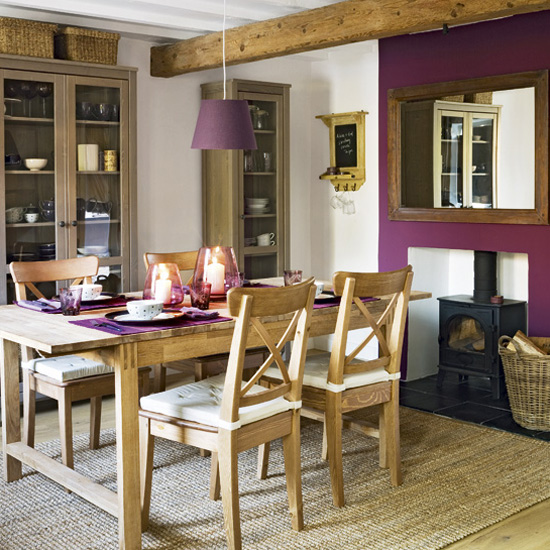 Modern plum dining room | Best dining rooms of 2010 | Dining room ideas | PHOTO GALLERY