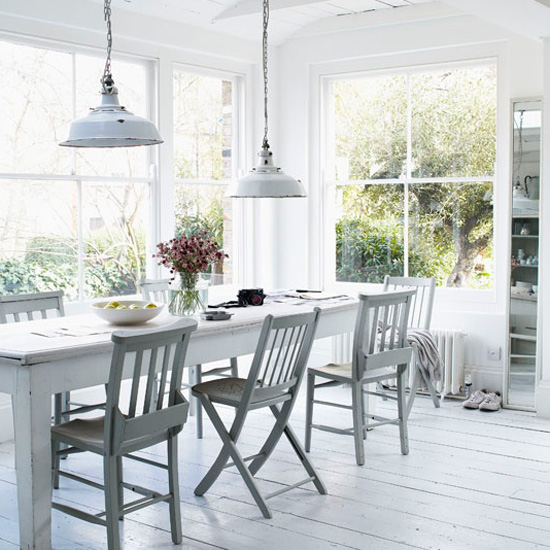 White conservatory dining room | Best dining rooms of 2010 | Dining room ideas | PHOTO GALLERY