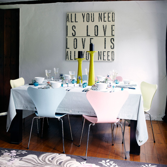 Dining room with artwork | Dining room art | Best dining rooms of 2010 | Dining room ideas | PHOTO GALLERY