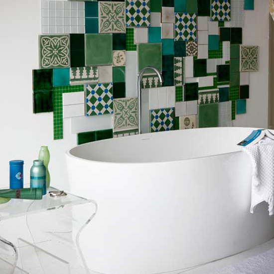 Mix and match collage of old bathroom tiles | Bathroom tile ideas | Bathroom tiles | PHOTO GALLERY