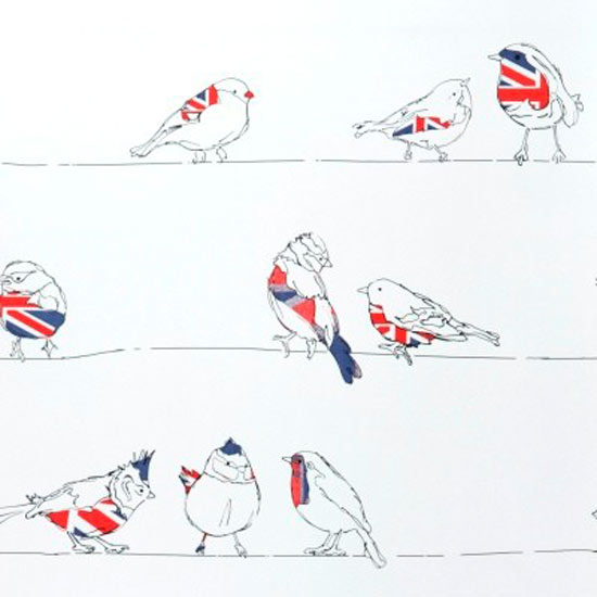 Birds of a Feather wallpaper from B&Q Modern wallpaper | Bird wallpapers | Wallpaper | Wallpaper ideas | Birds | PHOTO GALLERY | Housetohome