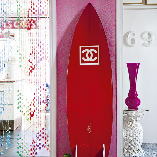 Quirky hallway Quirky hallway | Hallway designs | Pink wallpaper | Image | Housetohome