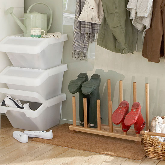 Shoe racks | Shoe storage | Boot room storage ideas | Boot room | Hallway storage ideas | Storage solutions | PHOTO GALLERY | Housetohome