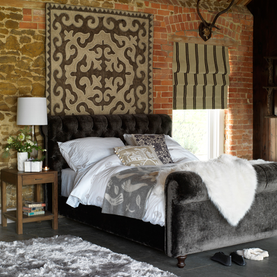 Lodge-style bedroom