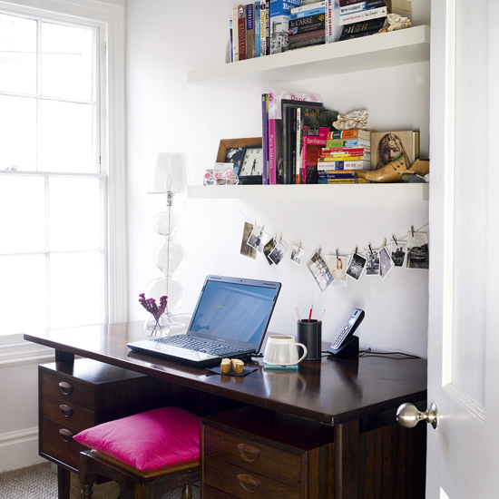 Small home office Small home office | Minimalist home office | Wooden desks | Image | Housetohome