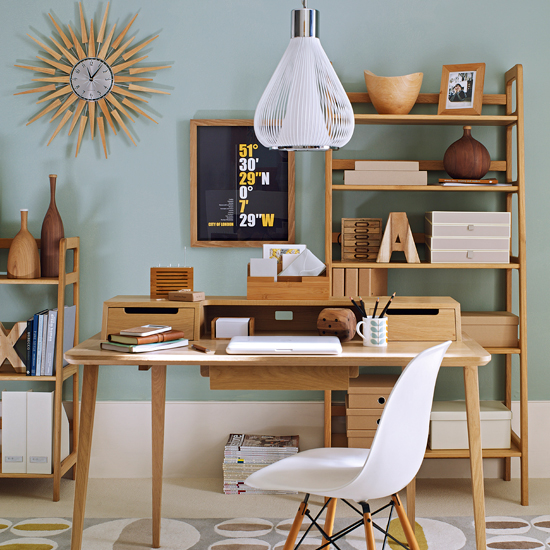 How to create a mid-century modern home office 