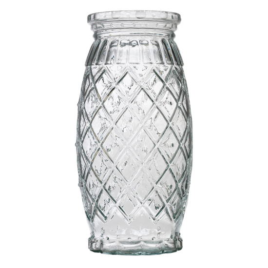 Clear glass vase with Harlequin pattern | Glass vases | Home accessories | PHOTO GALLERY | Housetohome