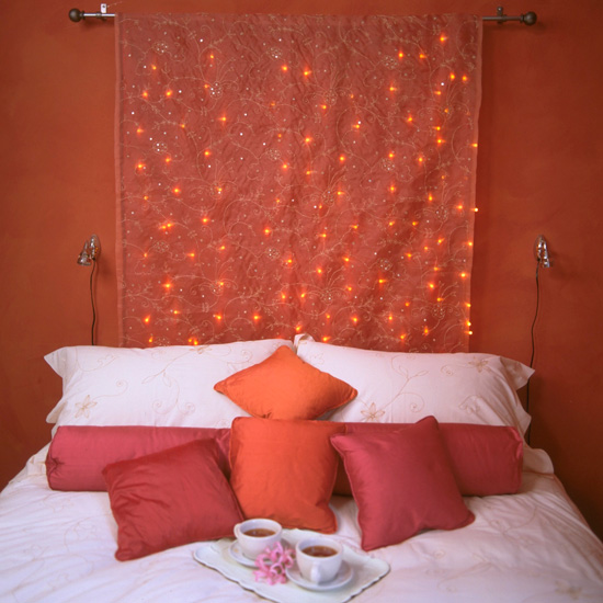 Fairy lights | Create a romantic bedroom for Valentine's Day | Valentine's Day bedroom | PHOTO GALLERY