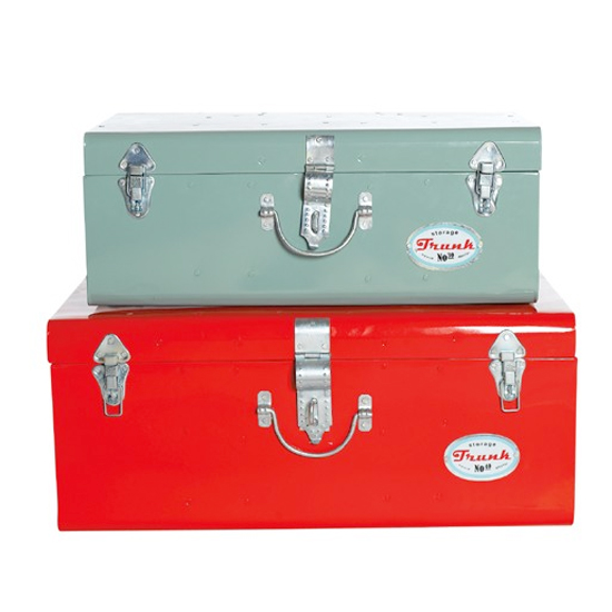 Retro storage trunks from Rose & Grey