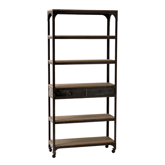 Decker bookcase from Anthropologie Iron and mango wood bookcase from Anthropologie| 10 of the best bookcases | Living room furniture | Livingetc | PHOTO GALLERY