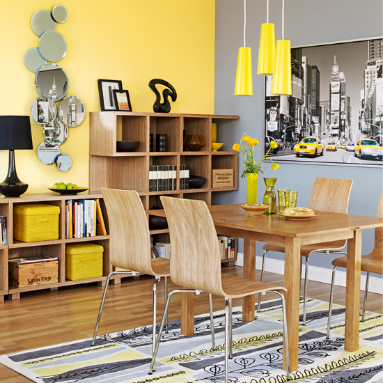 New York taxi inspired dining room | Dining rooms | Dining room ideas - 10 quirky designs | PHOTO GALLERY
