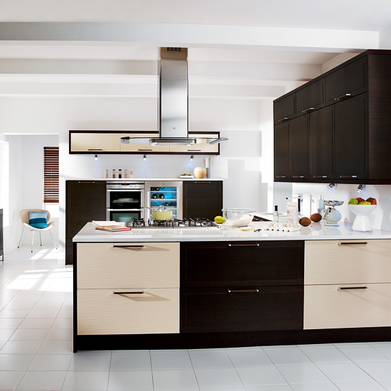 Wenge and texture kitchen | mixed finish kitchens | kitchen ideas | kitchens | kitchen decorating | kitchen decorating ideas | housetohome