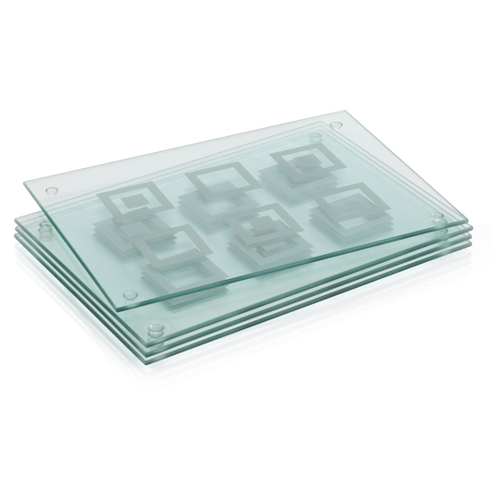 Glass geometric placemats from Marks & Spencer | Placemats - 10 of the