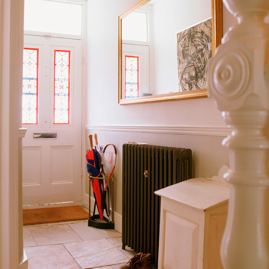 Hallway | Stylish white terrace | House tour | Ideal Home | PHOTO GALLERY