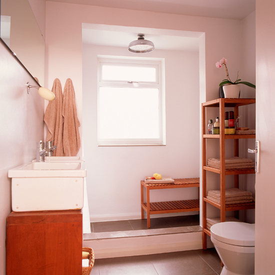 Bathroom | Open-plan batchelor house | House tour | Ideal Home | PHOTO GALLERY