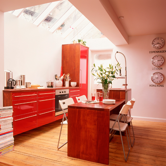 Kitchen | Open-plan batchelor house | House tour | Ideal Home | PHOTO GALLERY