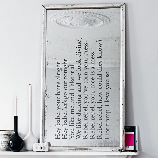Embellish an old mirror Embellish an old mirror | Modern living room design ideas | Living room ideas | PHOTO GALLERY