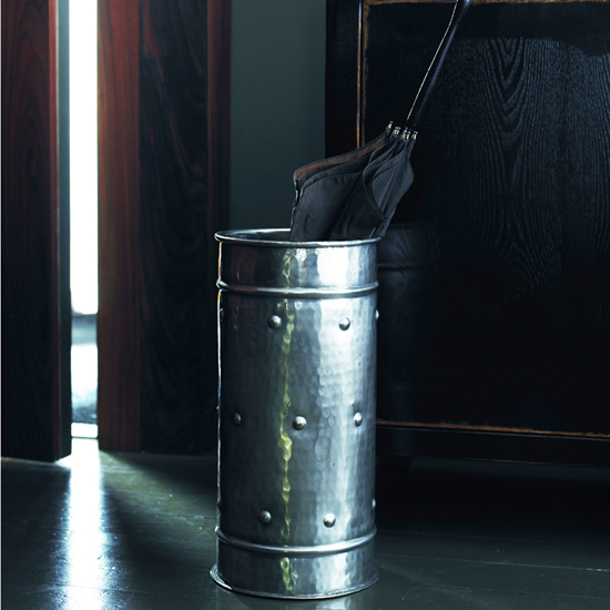 Brass dot umbrella stand from Lombok Brass dot umbrella stand from Lombok | umbrella stands | best umbrella stands | hallway storage | hallway storage ideas | housetohome
