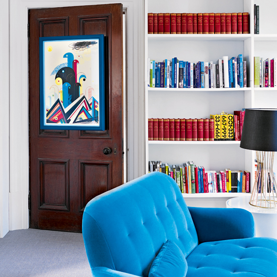 Living room with blue sofa | Modern living room | Sofa | Image | Housetohome