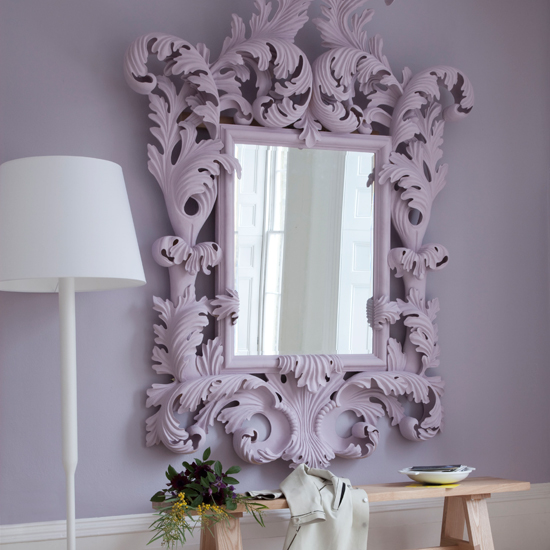 Lilac hallway | Weird and wonderful hallways | Hallway decorating ideas | PHOTO GALLERY