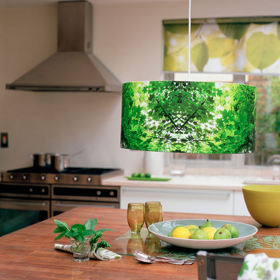 Add interest to a kitchen island Kitchen island drum lampshade | Kitchen lighting ideas | PHOTO GALLERY | Livingetc | Housetohome